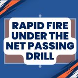 rapid fire under the net passing drill