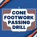 cone footwork passing drill