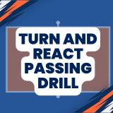 turn and react passing drill