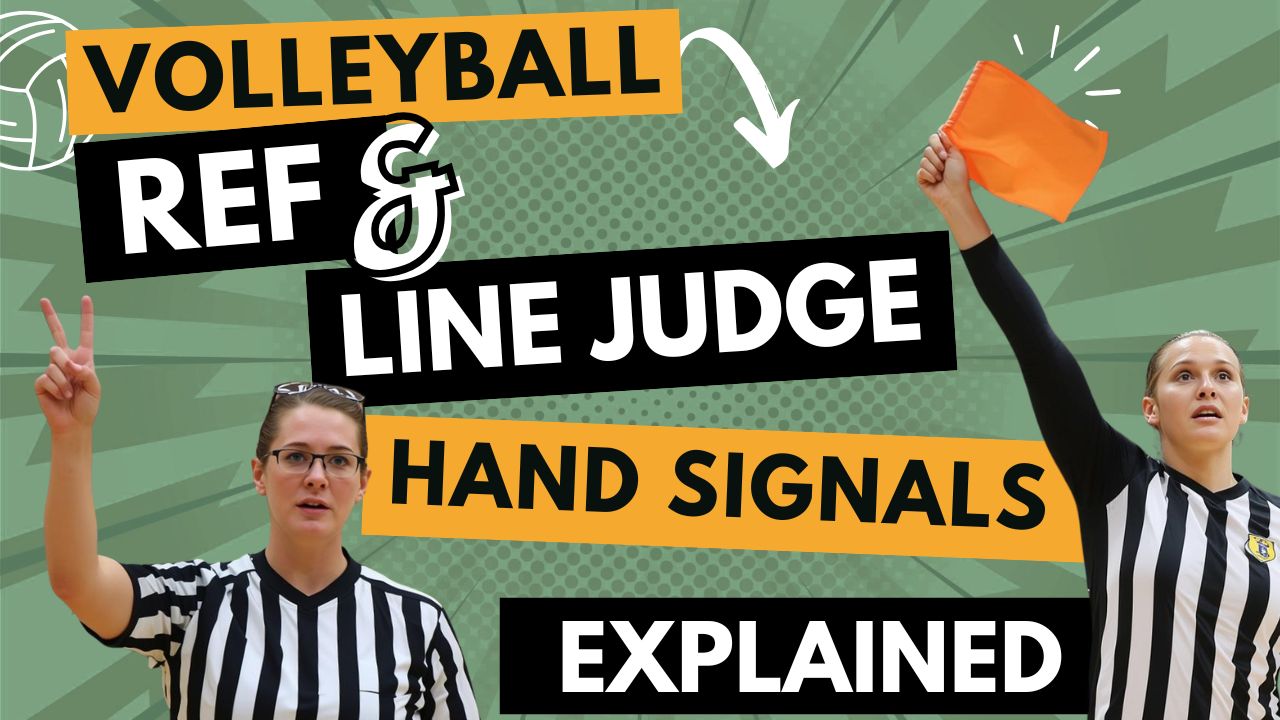 Ref and Line Judge Hand Signals Volleyball Reffing Video 4